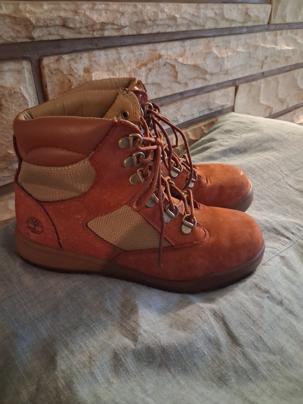 Timberland Women's Rust Suede Hiking Boots